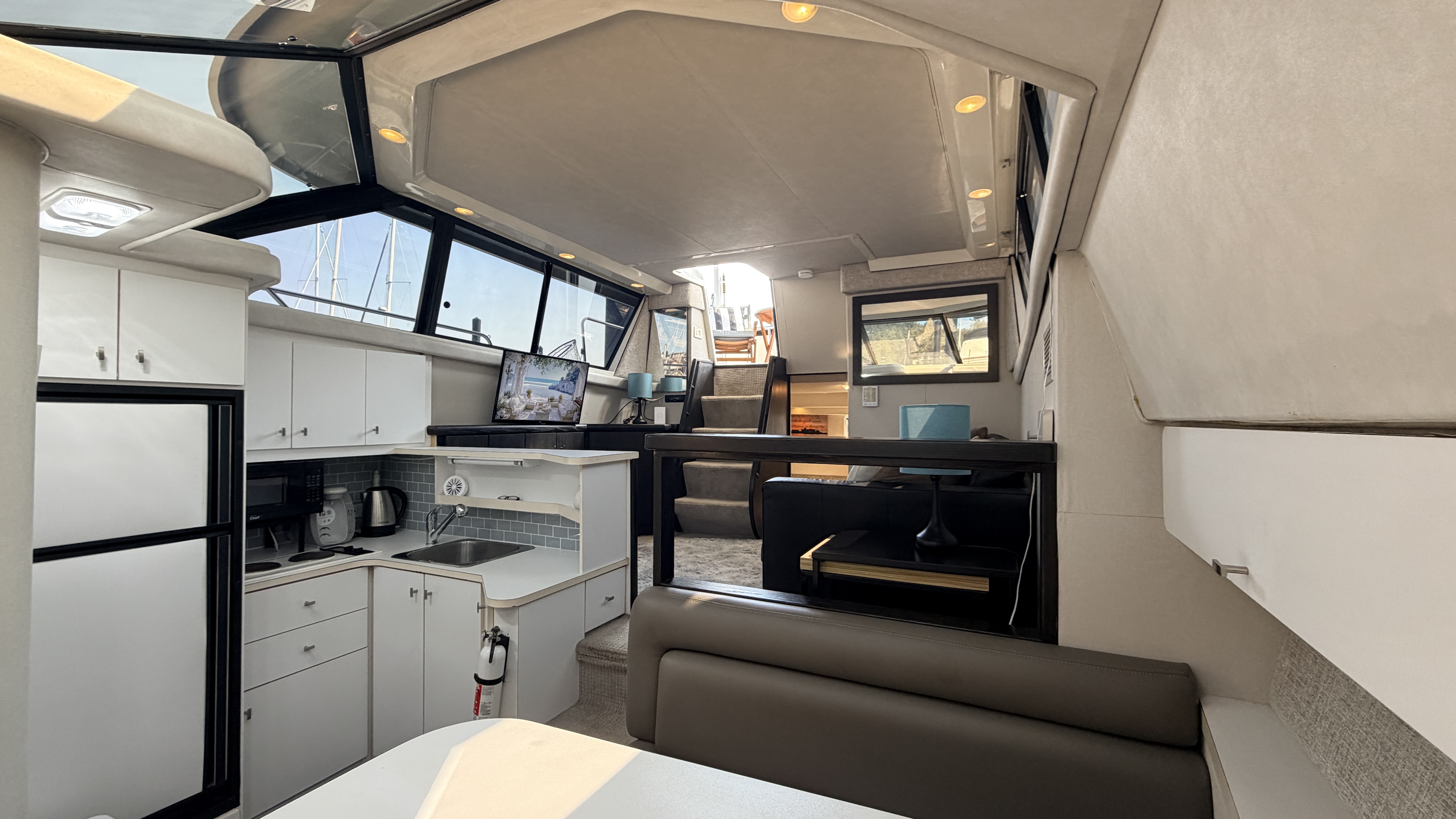 Interior aboard Double Dutch